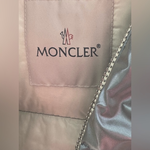 NWT Moncler Frasne Short Down Jacket - 700 Iridescent Blue - Picture 11 of 16